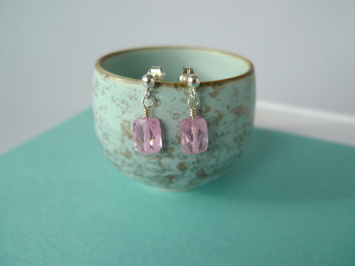 Pink Sparkler Earrings